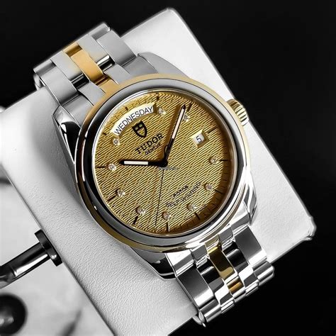 tudor glamour|tudor glamour day date 39mm.